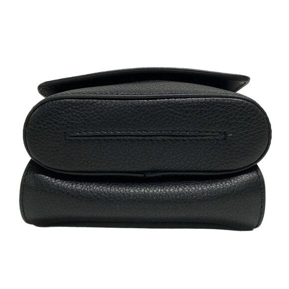 CHRISTIAN LOUBOUTIN Benesch Reporter  Black Red Leather Shoulder Bag 557-082225 - Picture 5 of 14